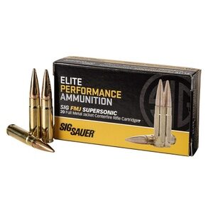 Sig Sauer Elite Performance Ammunition 300 AAC Blackout 125 Grain Full Metal Jacket