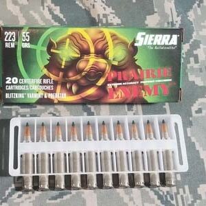 Sierra .223 Rem 55 grain Blitzking Carmint & Predator